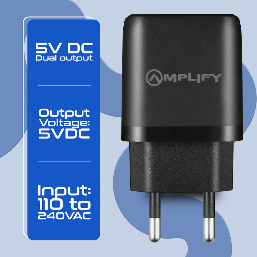 Amplify On the Fly Dual USB & Type-C Adapter - Guards On Duty Shop & Security Guards