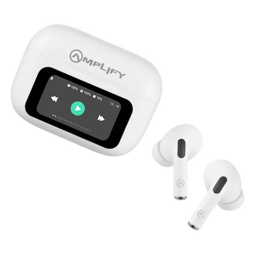 Amplify Pixel Series True Wireless Earphones - White - Guards On Duty Shop & Security Guards