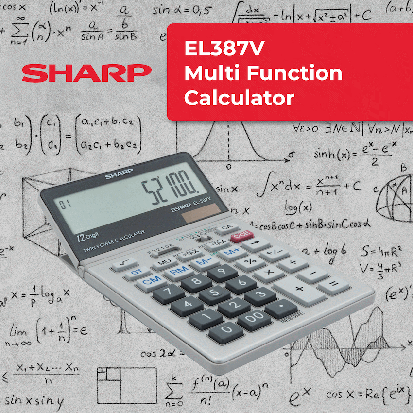 Sharp EL387V Multi-Function Calculator - Guards On Duty Shop & Security Guards