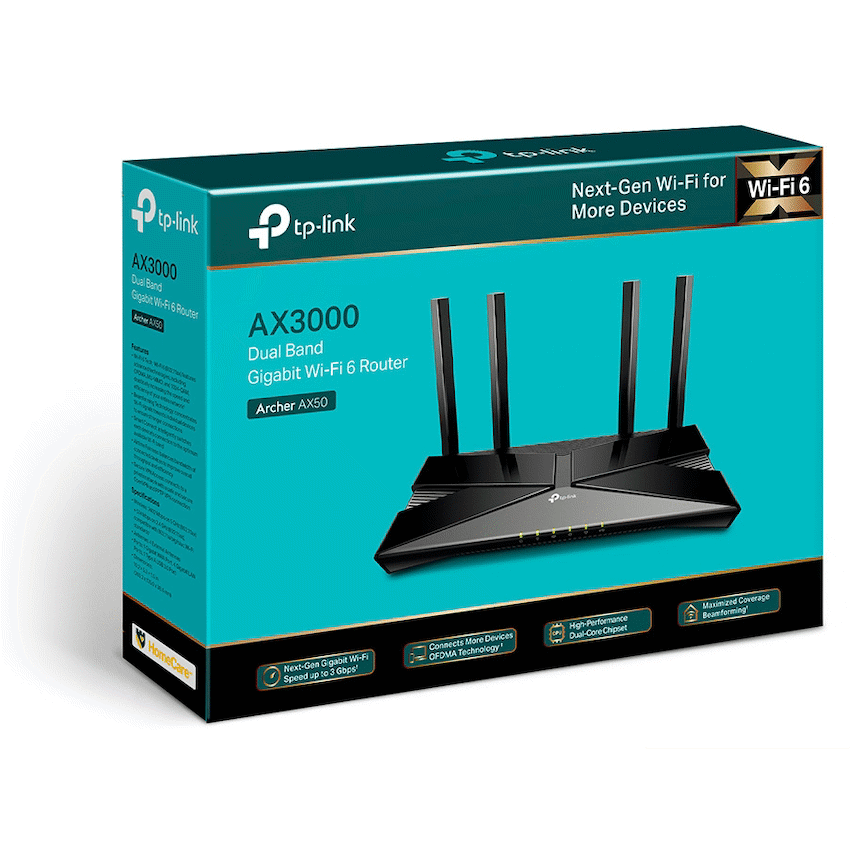 Archer AX50 AX3000 Wi-Fi 6 Router