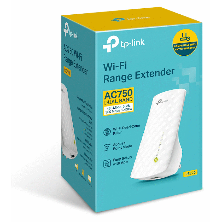 RE220 AC750 Wi-Fi Range Extender