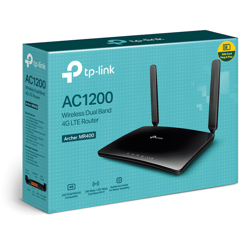 Archer MR400 AC1200 Wireless Dual-Band 4G LTE Router