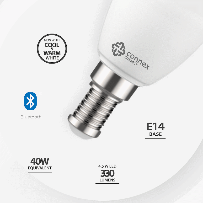 Smart WiFi Bulb 4.5W LED White Candle Bayonet - Guards On Duty Shop & Security Guards
