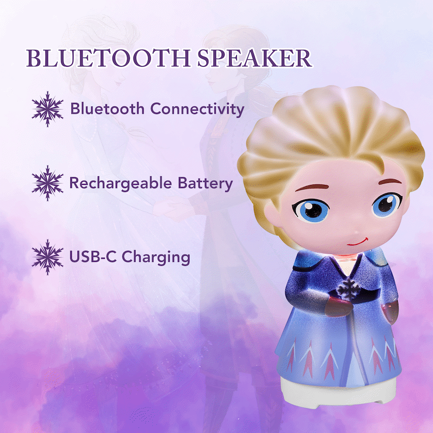 Disney Frozen Bluetooth Speaker with Mood Light - Guards On Duty Shop & Security Guards