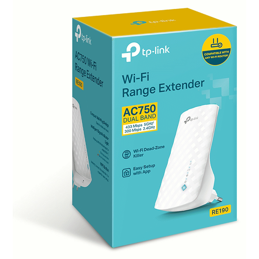 RE190 AC750 Wi-Fi Range Extender