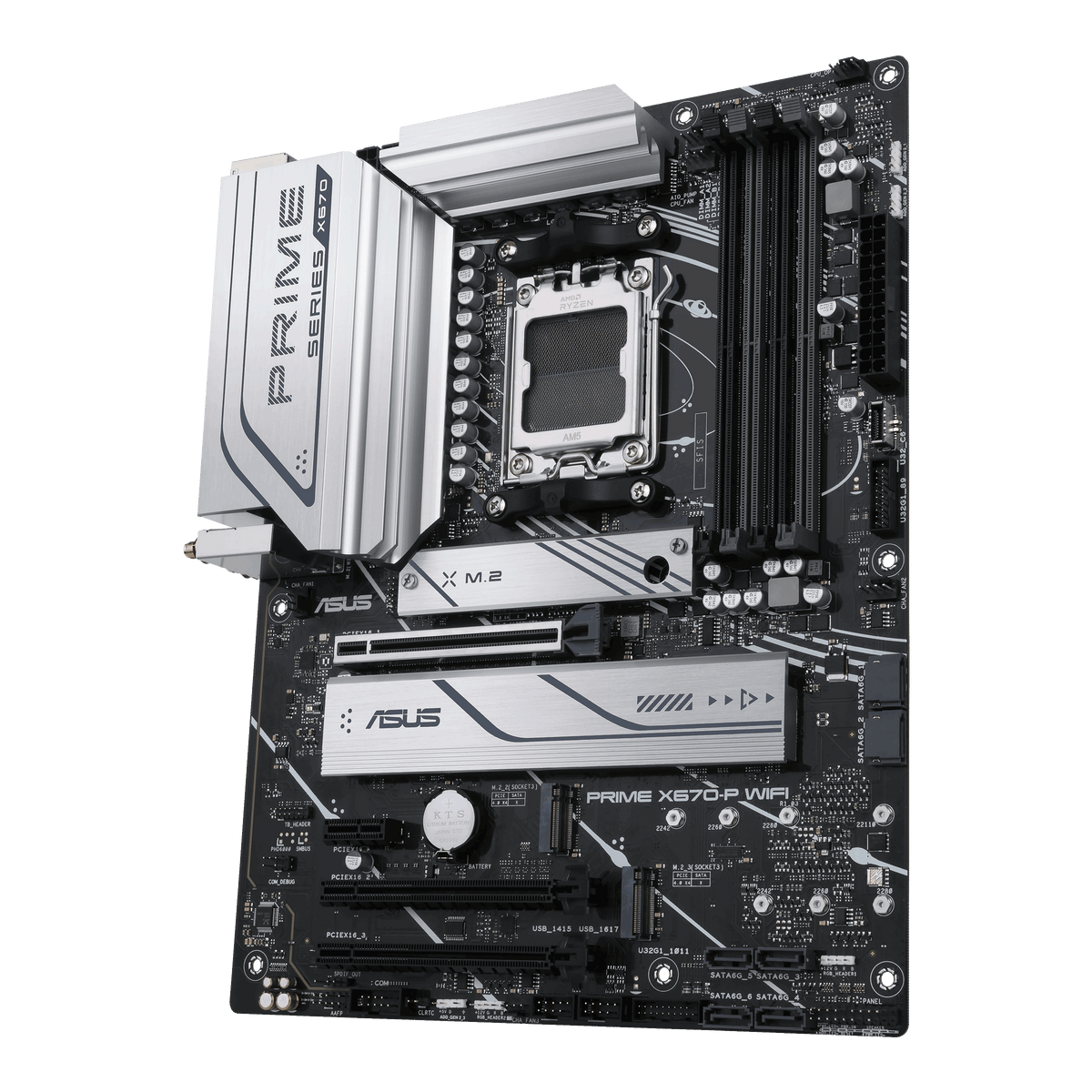 ASUS Motherboard/ATX/AM5/4xDIMM/Max. 192GB/DDR5/1xDP/1xHDMI/3xPCIe4.0x16/1xPCIe3.0x1/3xM.2/ 6xSATA/RAID/30.5 cm x 24.4 cm.