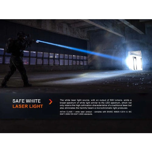 Fenix Flashlight HT30R White Laser 500 Lumens - Rechargeable