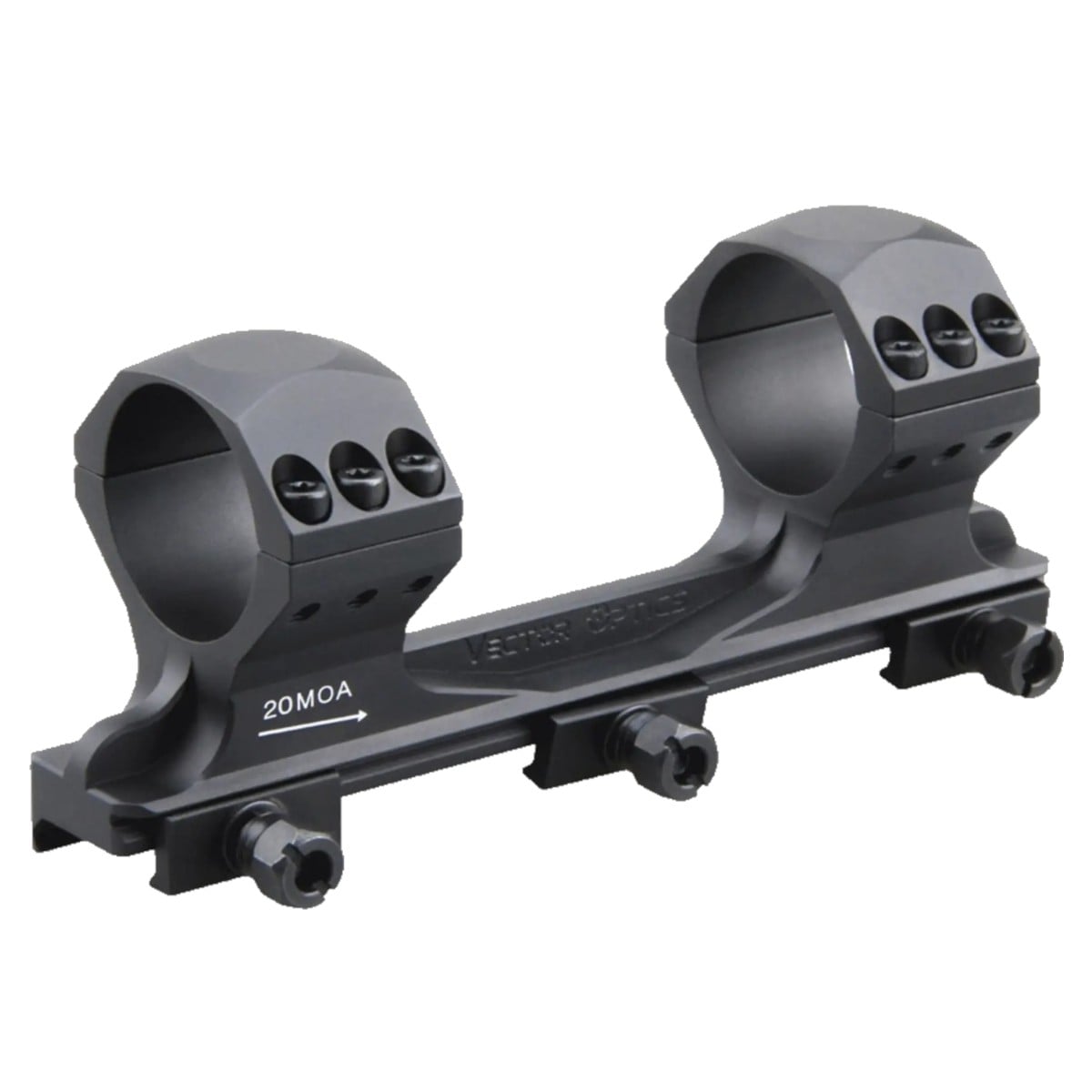 30mm X-Accu One Piece 20MOA Med Picatinny Mount - XASR-3011
