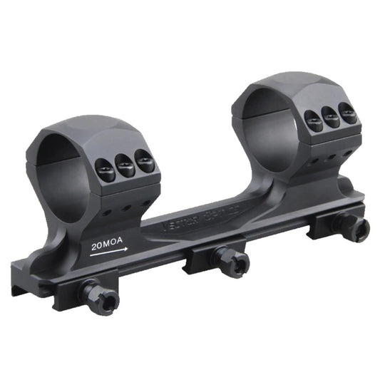 30mm X-Accu One Piece 20MOA Med Picatinny Mount - XASR-3011