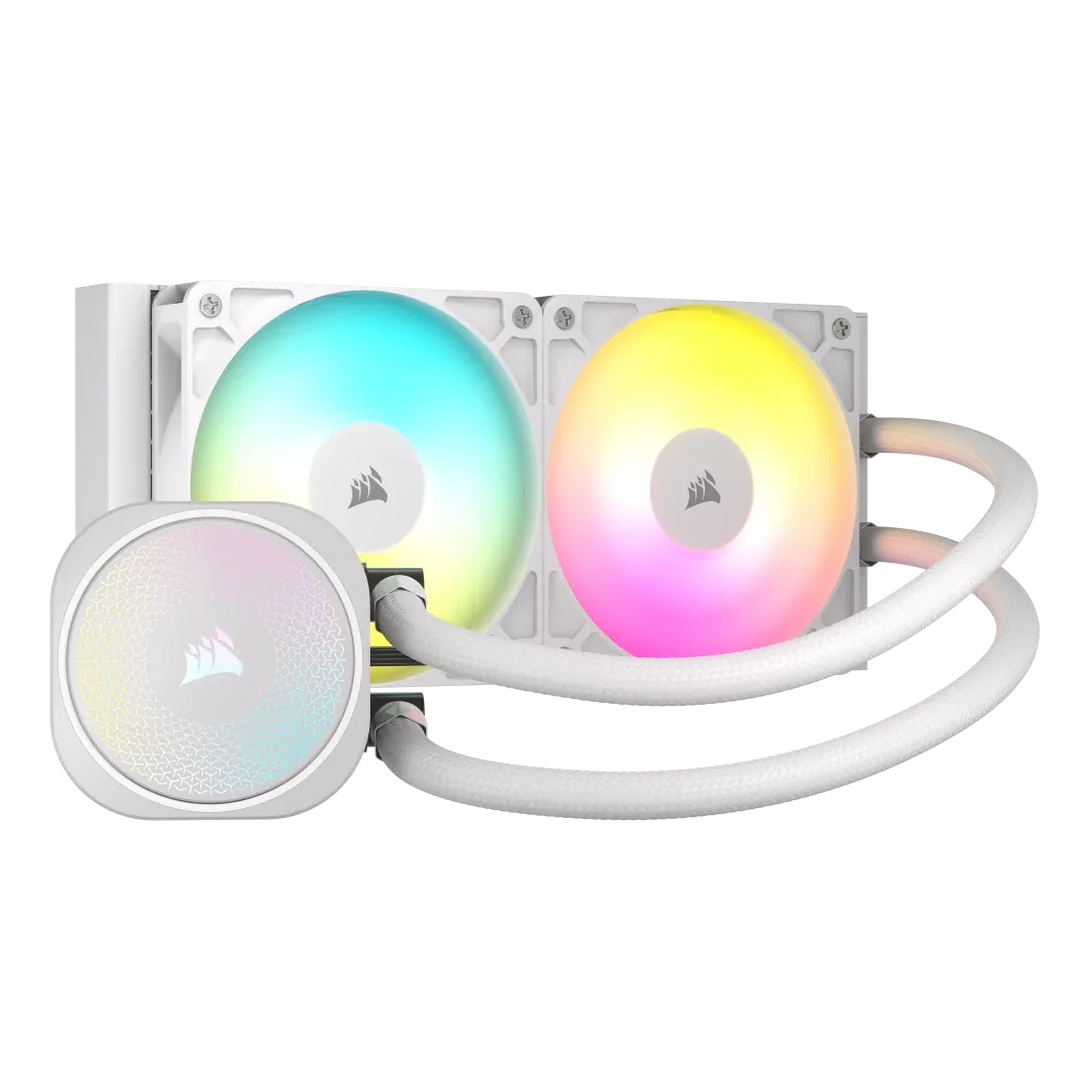 Corsair NAUTILUS 240 ARGB White; 240mm Radiator; Liquid CPU Cooler; Intel® LGA 1851/1700; AMD® AM5/AM4