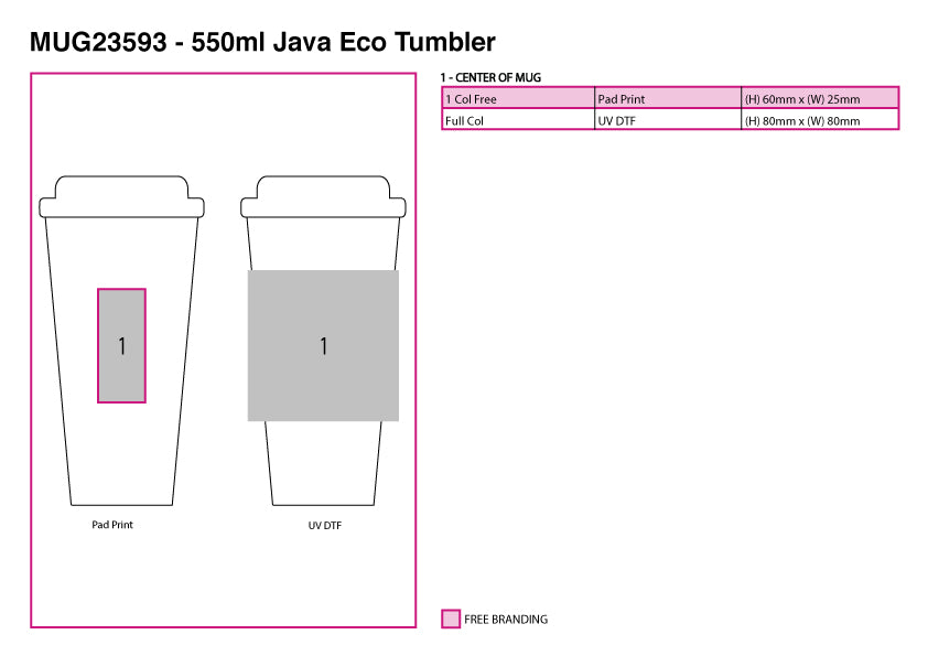 550ml Java Eco Tumbler