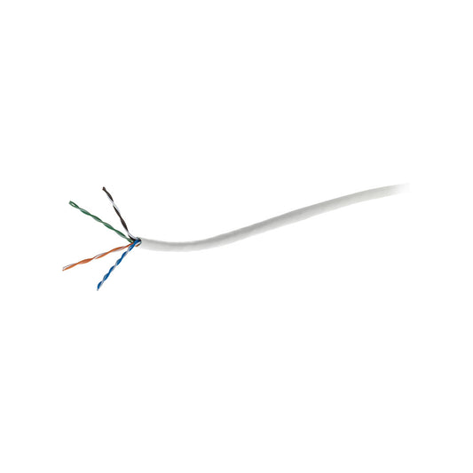 500M ROLL CAT5E SOLID NETWORK CABLE - GREY