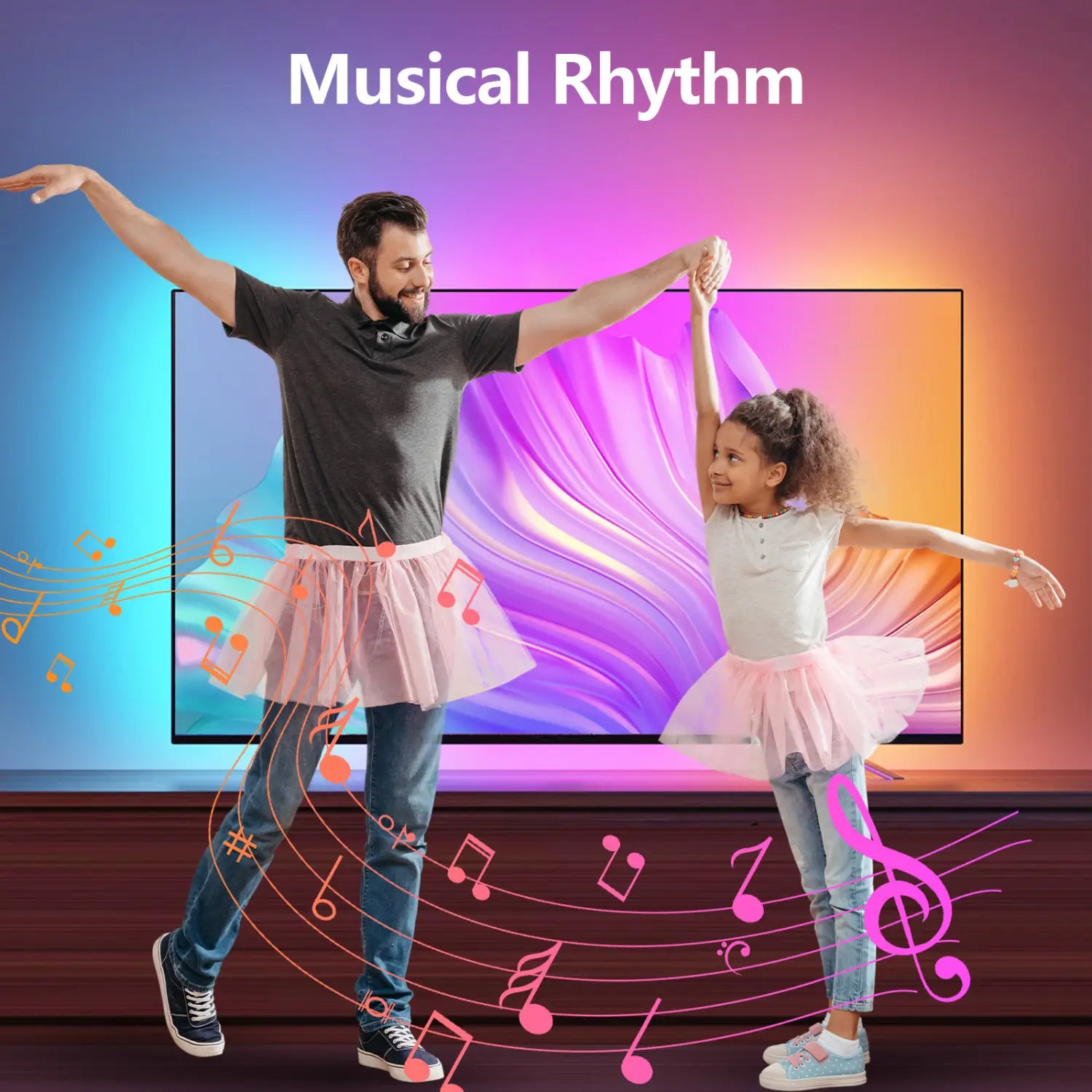 BNETA IoT Immersion TV Backlight with HDMI Sync Box K90