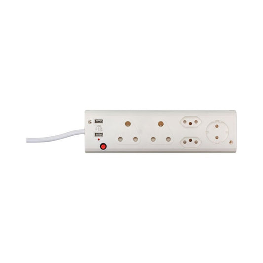 5-port Dedicated Red Multiplug 5x16a
