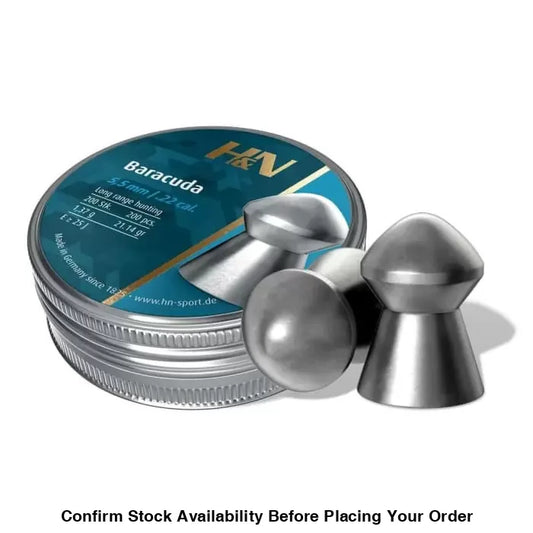 5 X H&N Baracuda 5.5mm 21.14gr (200pcs) (Bulk Buy) H&N Baracuda 5.5mm