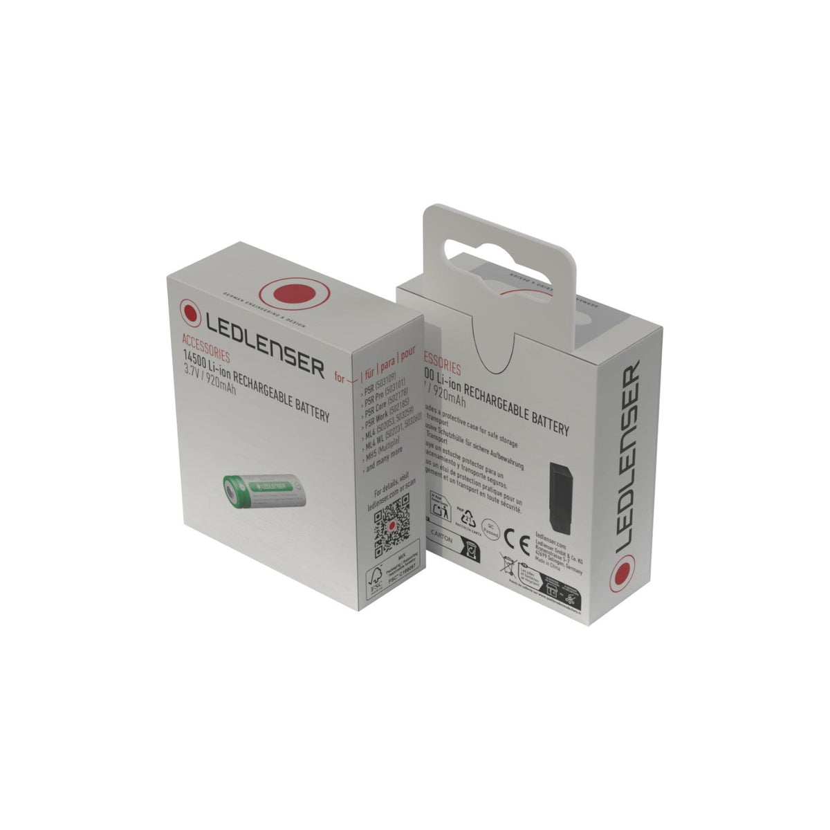 Ledlenser 14500 Li-Ion rechargeable battery 920 mAh