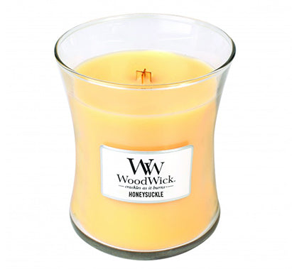 Woodwick Honey Suckle Medium Jar Retail Box No Warranty