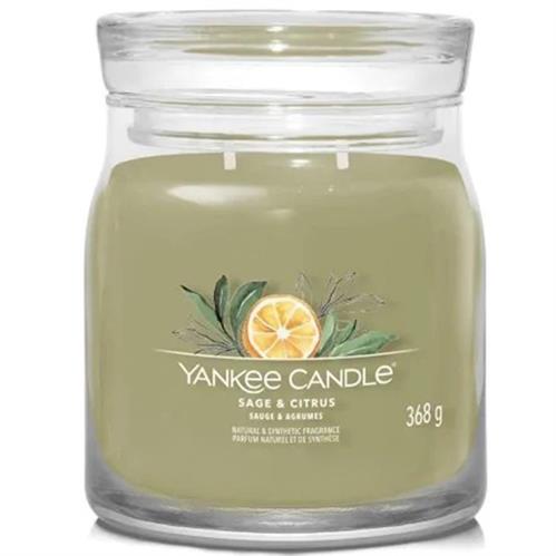 Yankee Candle Signature Collection Sage &Amp; Citrus Medium Jar