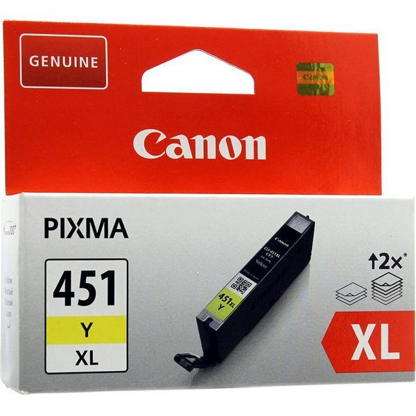 CANON INK CARTRIDGE CLI-451 H/YIELD YELLOW