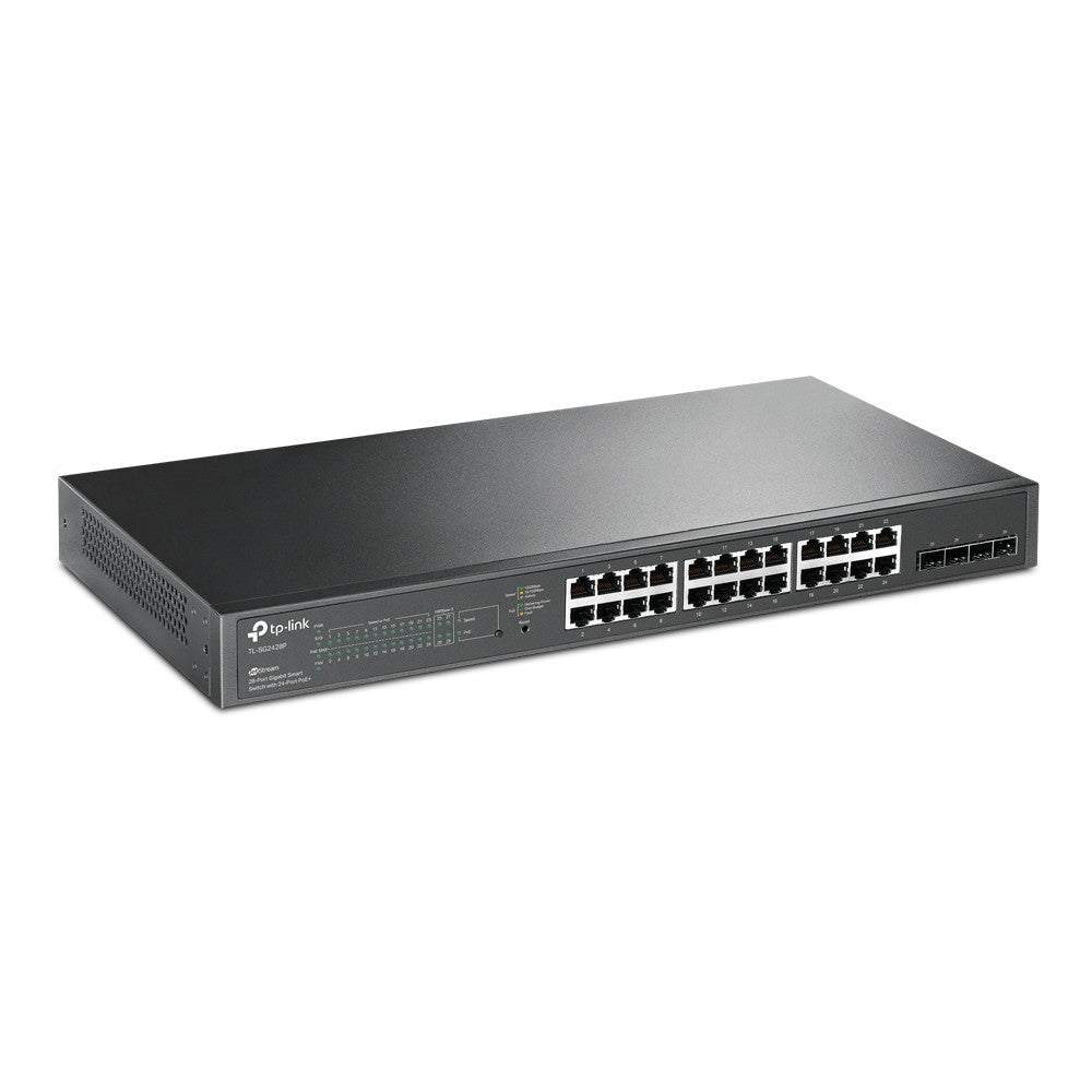 TP-Link Jetstream 24-Port Gigabit Smart PoE+ Switch