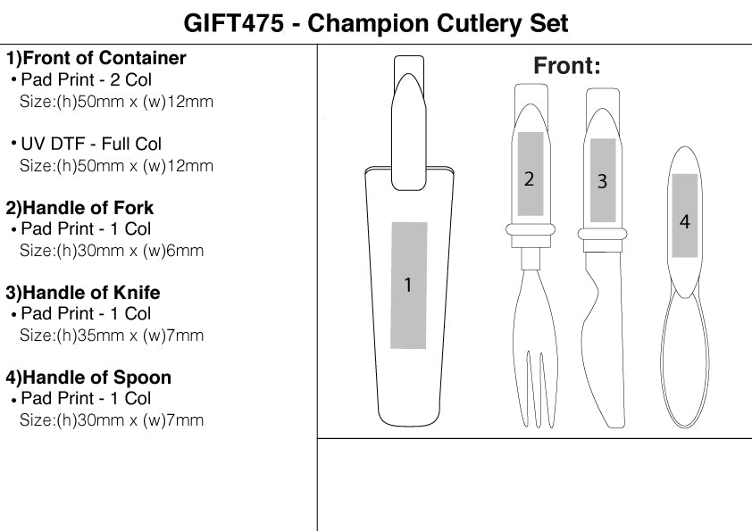 Champion Cutlery Set