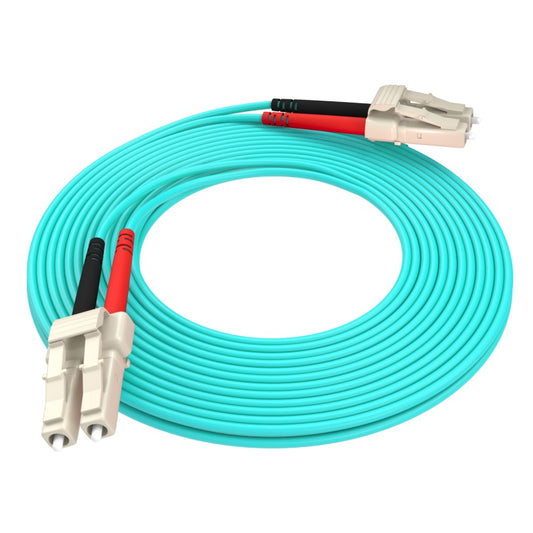50m Fibre Patch Lead Dup Mm(50/125) Om3 Lc/st Rug
