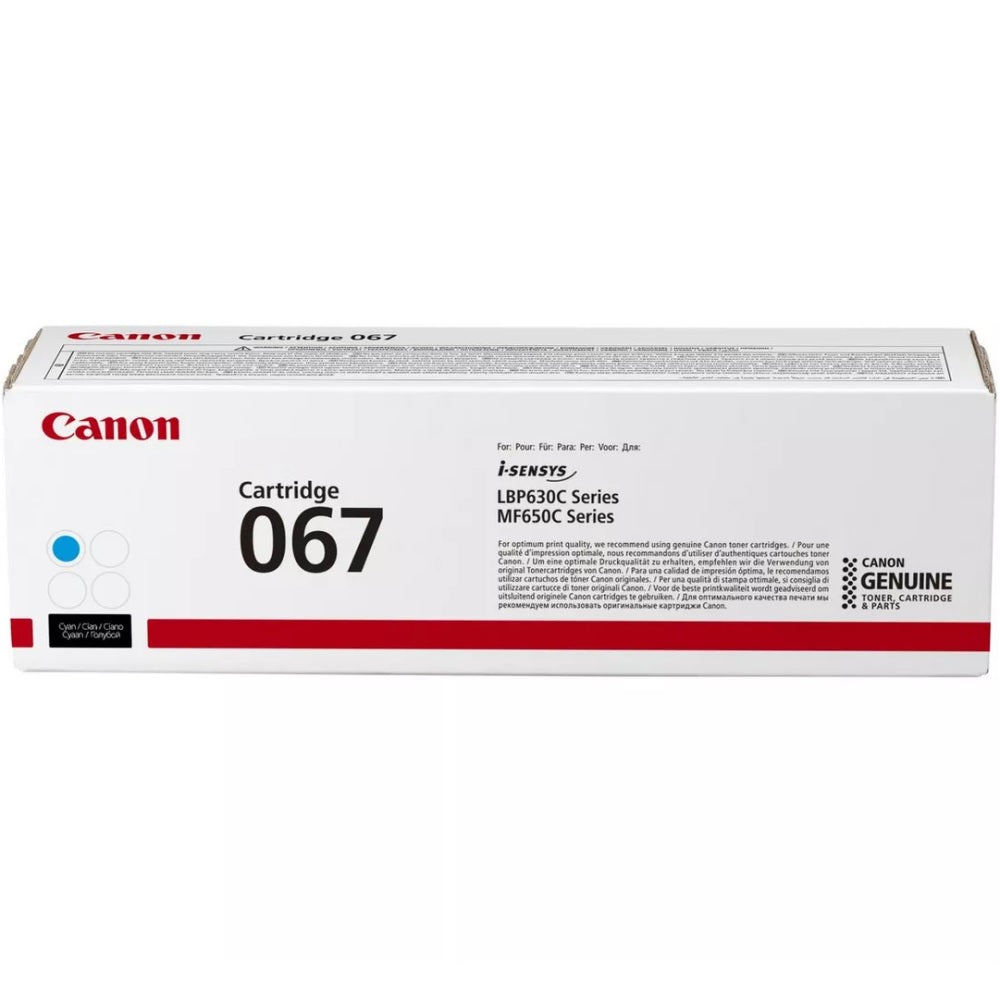 Canon 067 Toner Cartridge (Cyan) - Guards On Duty Shop & Security Guards
