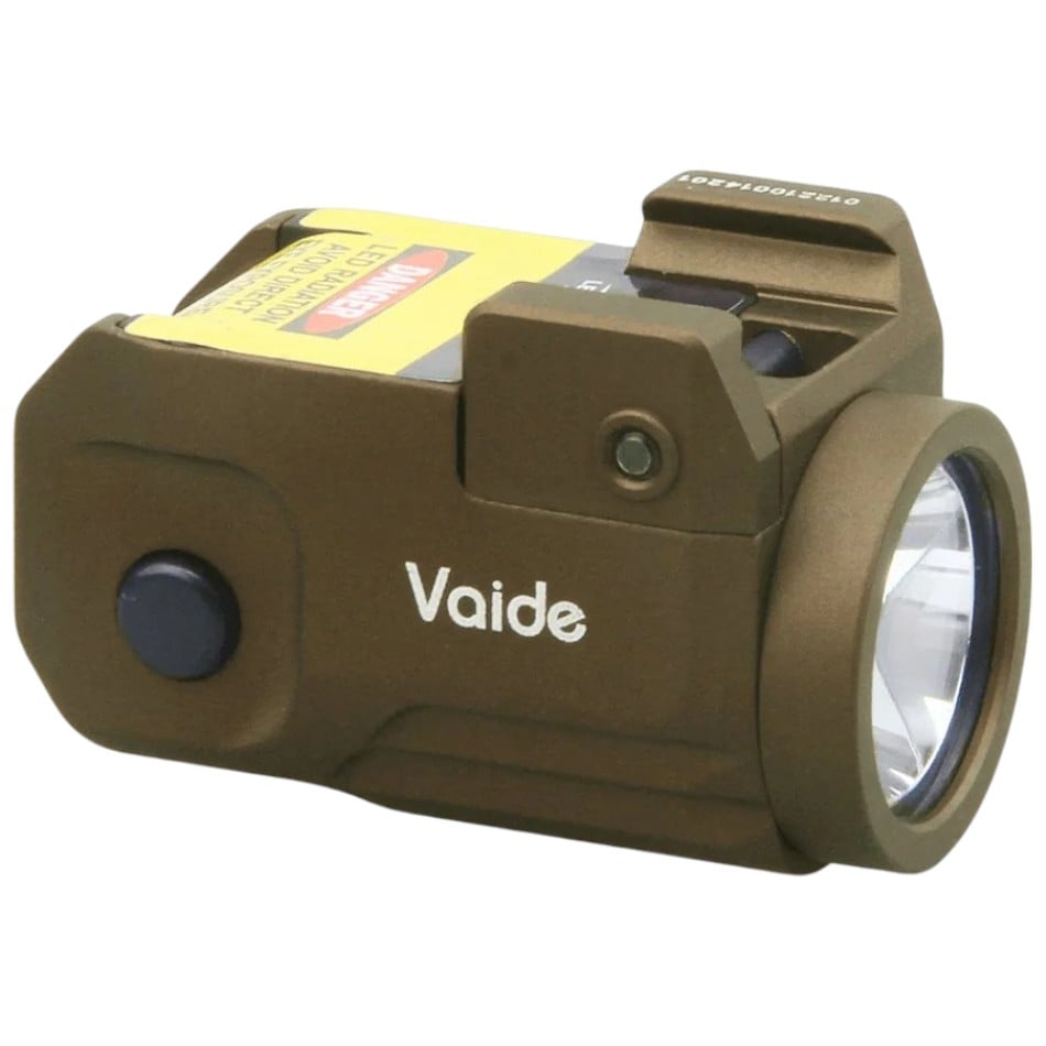 VECTOR OPTICS VAPL-02 VAIDE SCRAPPER SUBCOMPACT PISTOL FLASHLIGHT FDE