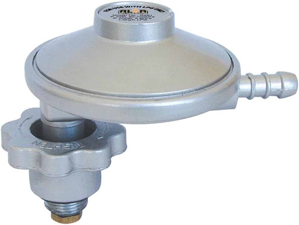 Alva L-Shape Gas Regulator & 1.2m Hose Kit - Alva L-Shape Gas Regulator