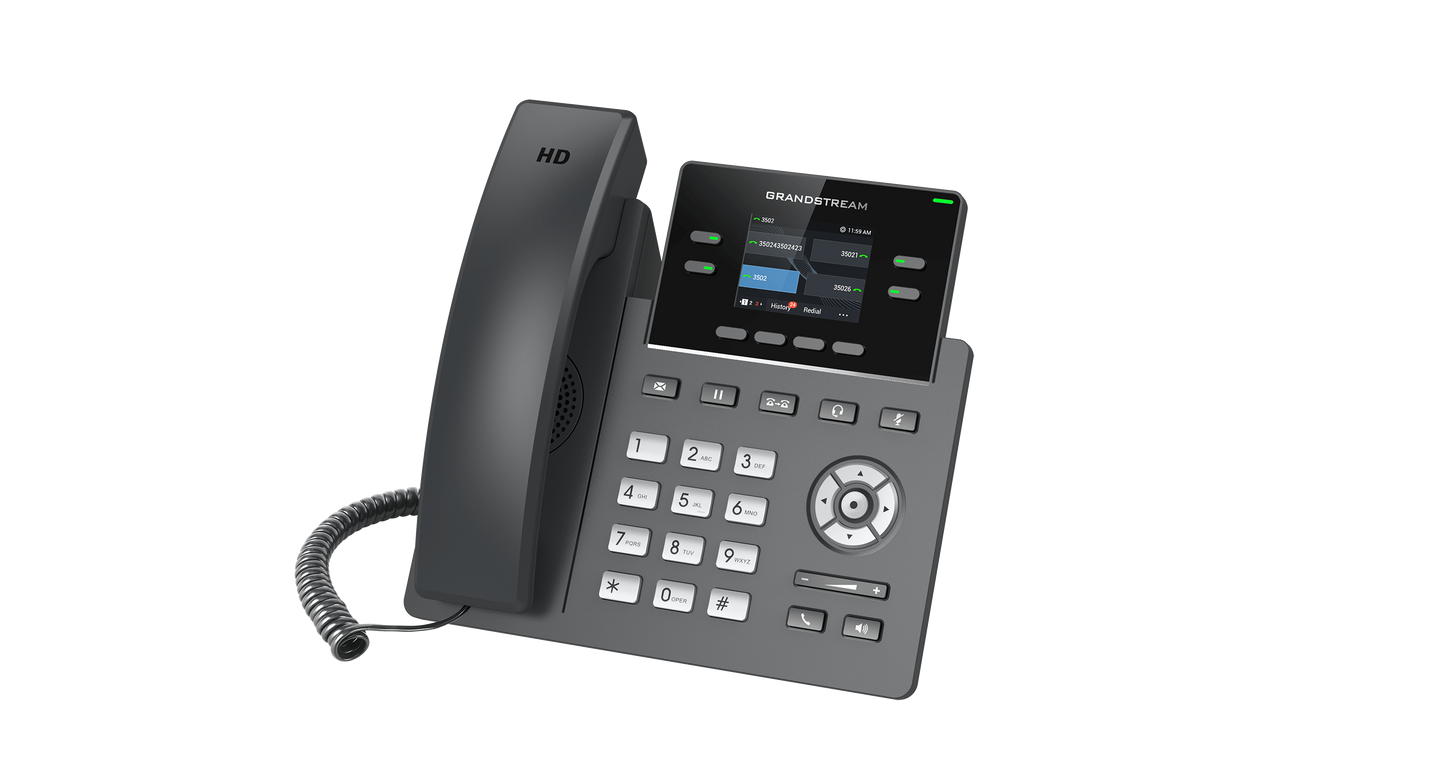 Grandstream 2-Line Carrier Desk Phone w/o PoE