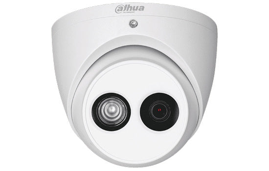 Dahua HDCVI 2MP Eyeball - 2.8mm lens, 50m Smart IR, Audio, built in mic, DWDR, IP67 metal , HD Switchable, 12VDC