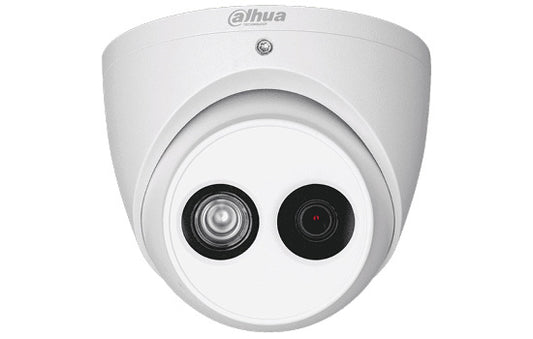 Dahua HDCVI 2MP Eyeball - 2.8mm lens, 50m Smart IR, Audio, built in mic, DWDR, IP67 metal , HD Switchable, 12VDC