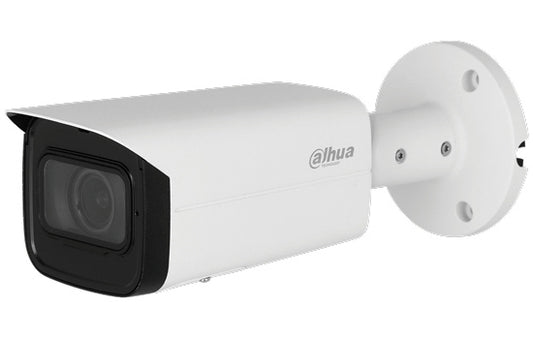 Dahua IP 4MP Bullet, - 2,7~13,5mm lens, 50m IR, Intelligent IVS (AI: SMD 4,0, Perimeter Protection, SSA), DWDR, IP67, SD card, Alarm 1IN/1OUT, Audio 1IN/1OUT, Built-in Mic, 12VDC & PoE