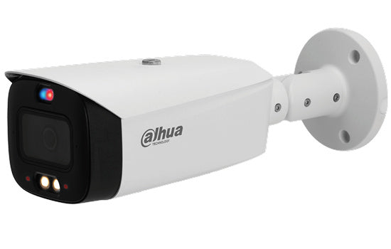 Dahua 5MP TiOC Full-colour Bullet - 3,6mm lens, 30m illumination distance (Smart dual light), AI (SMD4,0, Siren and Light Active Deterrence, Alarm 1IN/1OUT, Audio 1IN/1OUT, Built-in Mic & speaker, 12VDC & PoE