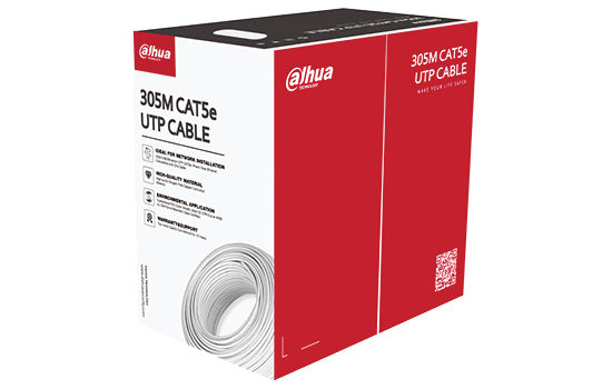 Dahua Cat5e UTP Cable, 305m Carton - High-purity oxygen-free copper conductor