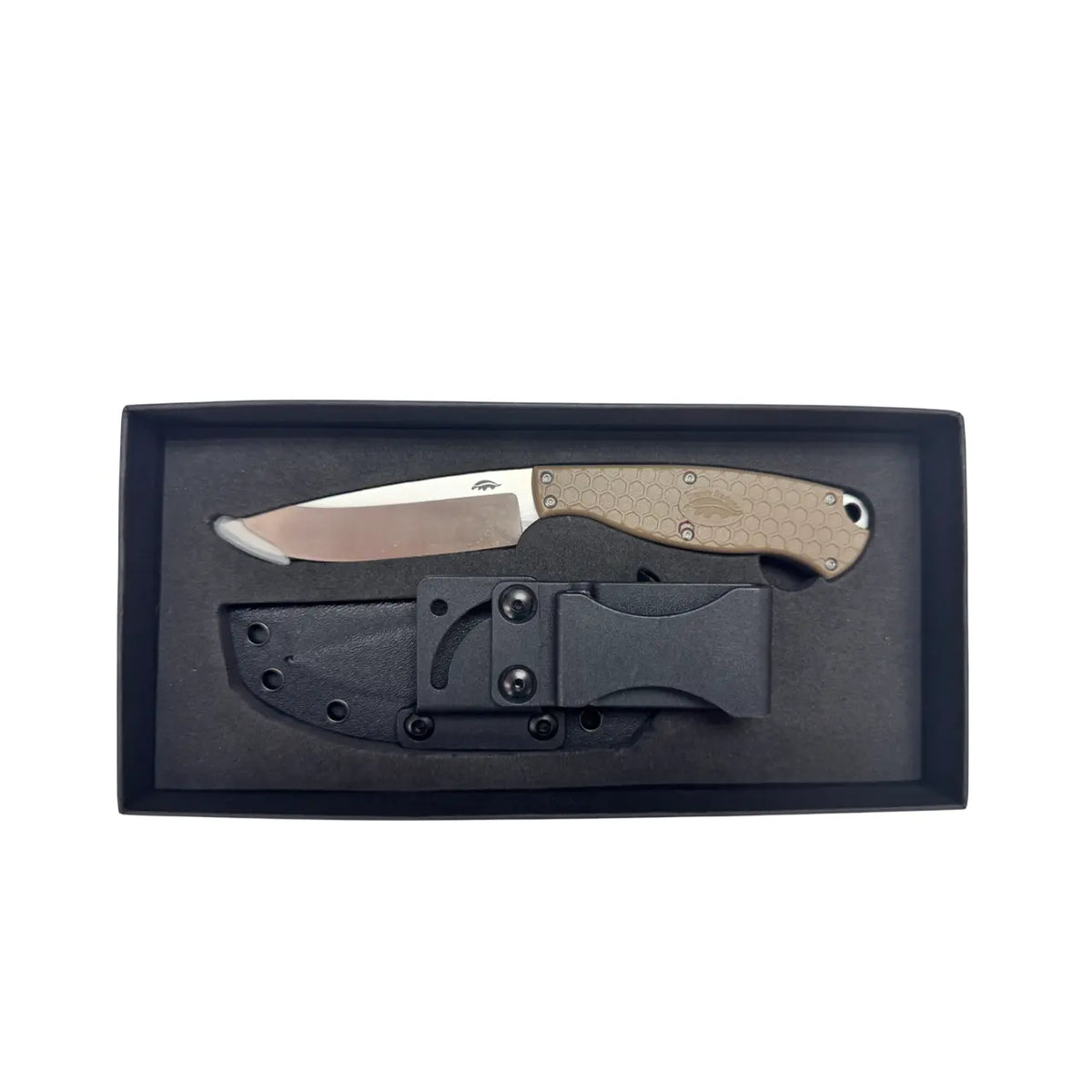 Honey Badger Outfitter Fixed Blade Camp Knife - T Kydex Sheath - HB5305