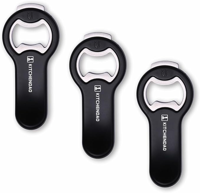 KitchenDao 2in 1 Magnetic Beer Bottle Opener
