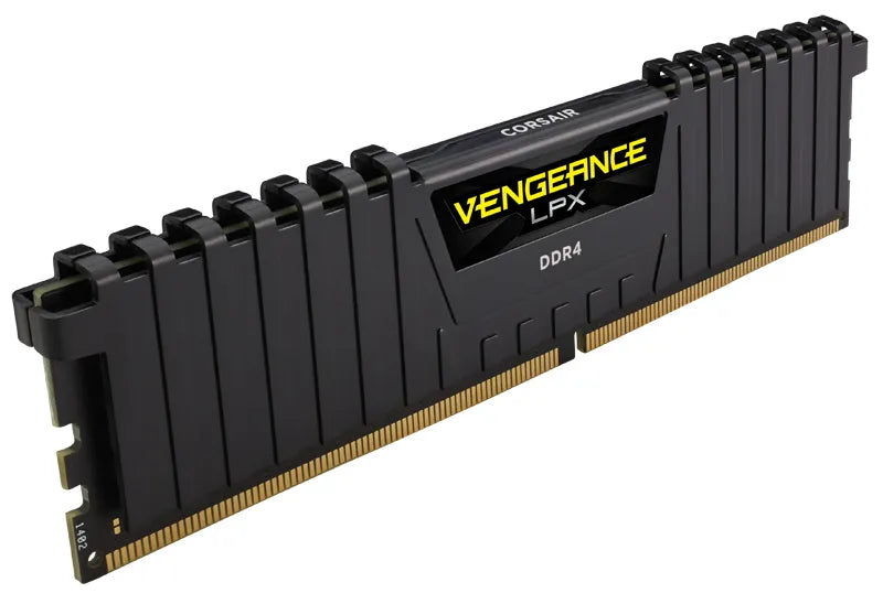 Corsair VENGEANCE® LPX 8GB (1 x 8GB) DDR4 DRAM 3000MHz C16 Memory Module16-20-20-38; 1.2V; Black