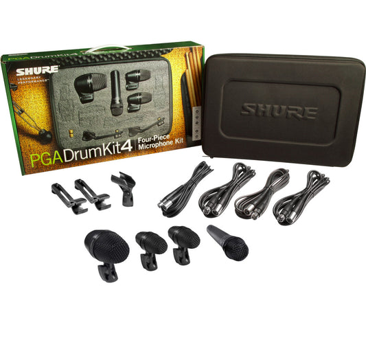 SHURE 4PC DRUMKIT PGA52.57.56 (X2) MICS (PGADRUMKIT4)