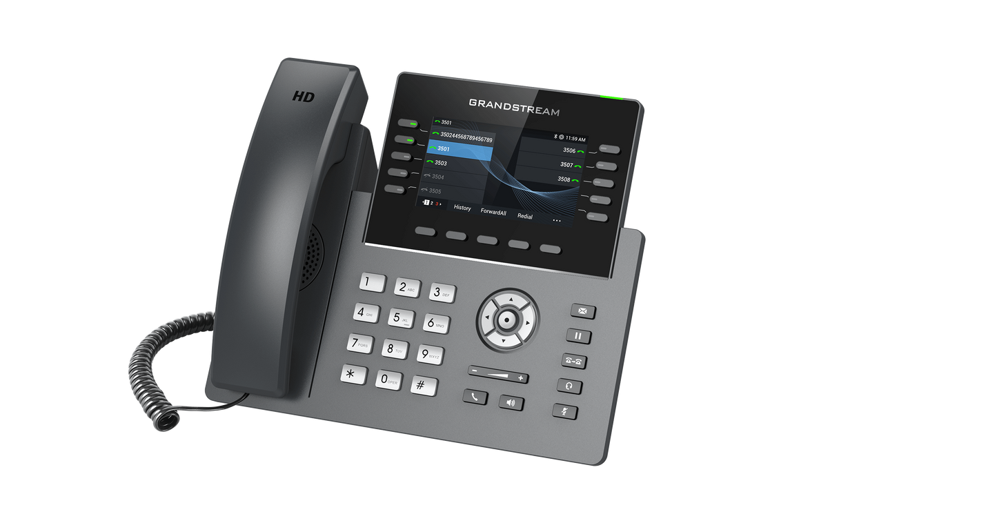 Grandstream 10 Line Carrier Wi-Fi Desk Phone | GRP2615