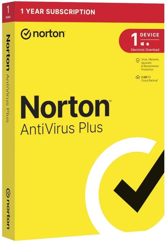 Norton Antivirus Plus 1 User Annual License