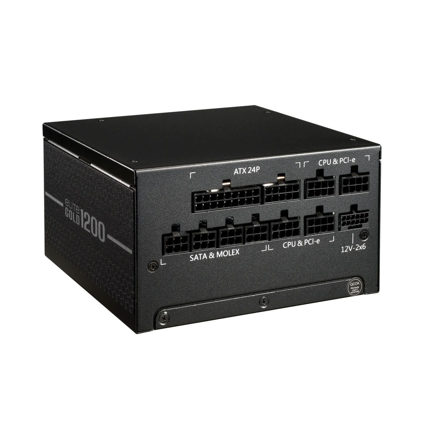 Cooler MasterELITE Gold 1200 1200W 80 Plus Gold Fully Modular Black PCIe 5.1 ATX 3.1 Desktop Power Supply