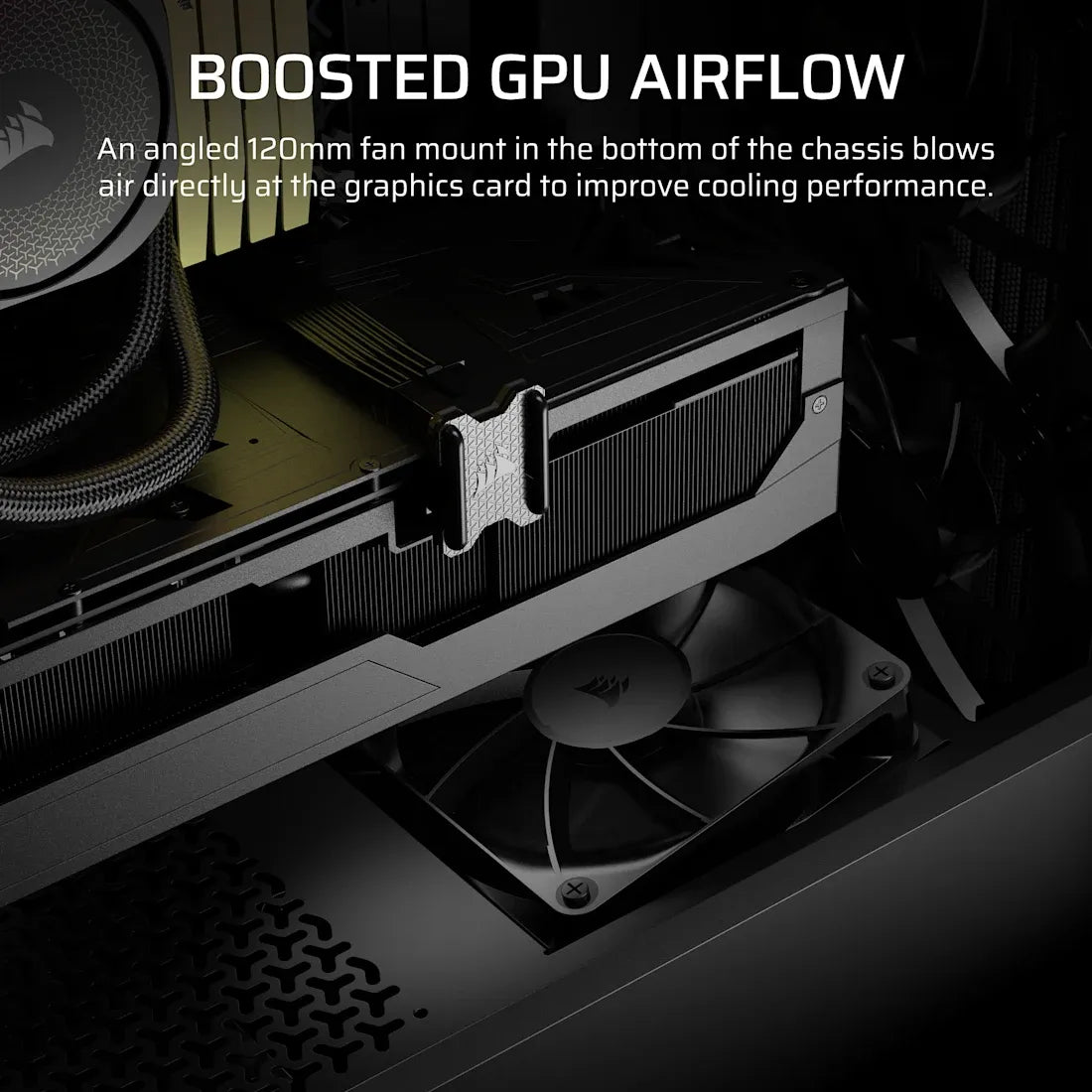 3200D RS Mid-Tower PC Case; 3x RS120 fans incl - Black.