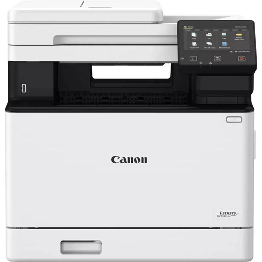 CANON MF754CDW LASER TECHNOLOGY COLOUR MFP 4 IN1 PRINT/SCAN/COPY. 33 PPM 1200 X 1200 DPI. PLATEN , 2 SIDED 50 SHEET DADF, 250 SHEET CASETTE, 50 SHEET MP TRAY, UFRII, PCL5C, PCL6, ADOBE PS3 (RMPV 750 - 4 000) CRG069 C/M/Y/K CRG069 H C/M/Y/B - Guards On Duty Shop & Security Guards