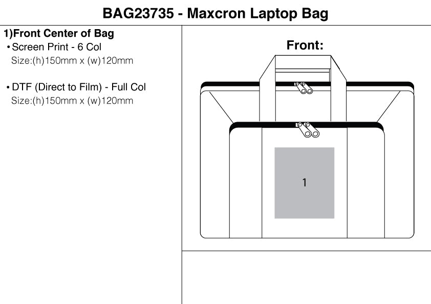 Maxcron Laptop Bag