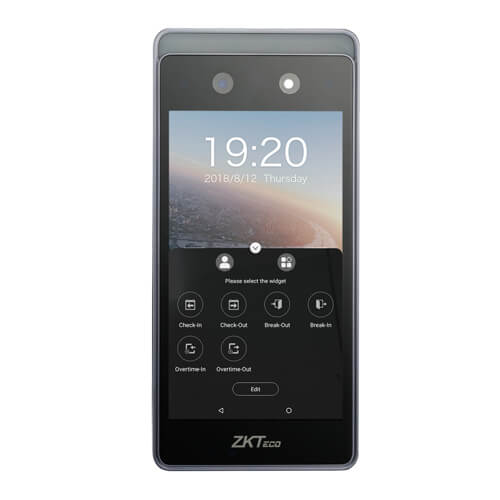 ZKTeco - 2MP Wireless Facial Recognition Time & Attendance Terminal
