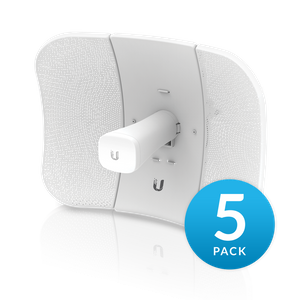 Ubiquiti UISP airMAX LiteBeam 5AC 23dBi Radio 5-Pack Includes POE Injector  | LBE-5AC-GEN2