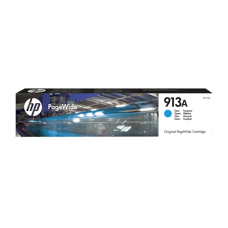 HP 913A Cyan Original PageWide Cartridge ~3 000 pgs