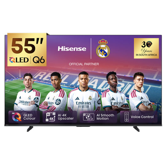 HISENSE LEDN55Q6Q 55 inch QLED 60HZ 4K SMART TV