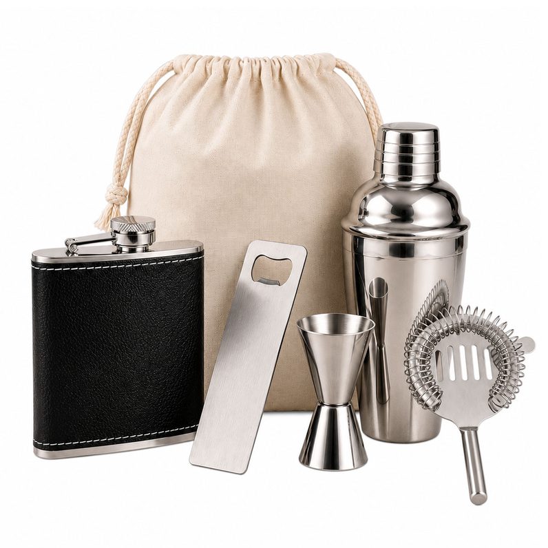 Executive Bar Gift Set - Silver